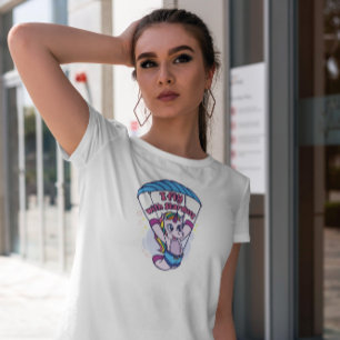 Unicorn Creature Paragliding   T-Shirt