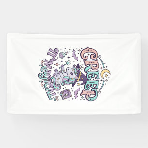Unicorn Creep It Magical Retro Style T-Shirt Desig Banner