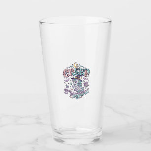 Unicorn Creep It Magical Retro Style T-Shirt Desig Glass