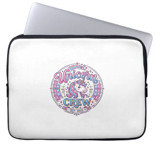 Unicorn Crew Playful Print on Demand Design_1 Laptop Sleeve