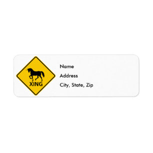 Unicorn Crossing Highway Sign