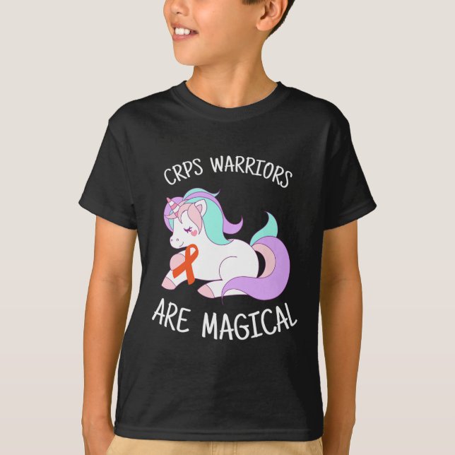 Unicorn CRPS Warrior RSD CRPS Awareness  1 T-Shirt (Front)