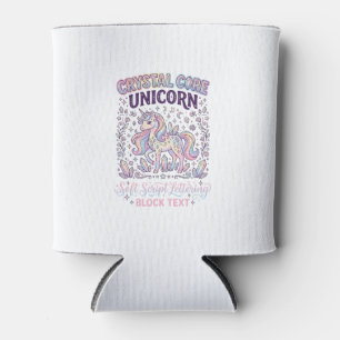 Unicorn Crystal Core Unicorn Adorable Vector Desig Can Cooler