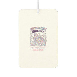 Unicorn Crystal Core Unicorn Adorable Vector Desig Car Air Freshener