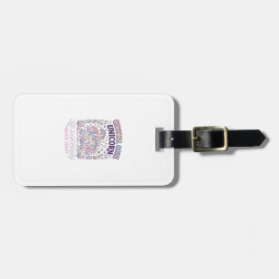 Unicorn Crystal Core Unicorn Adorable Vector Desig Luggage Tag