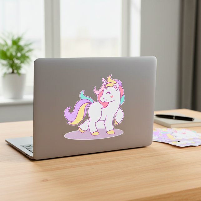 Unicorn Custom-Cut Vinyl Sticker (Unicorn Custom-Cut Vinyl Sticker)