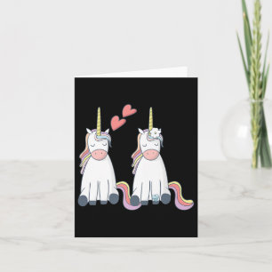 Unicorn Cute Bride And Groom Inlove Premium Card