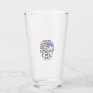 Unicorn Cute Colourful and a Little Magical Origin Glass