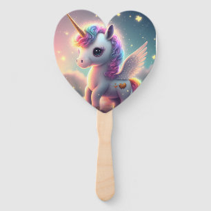 Unicorn cute magical set of fans