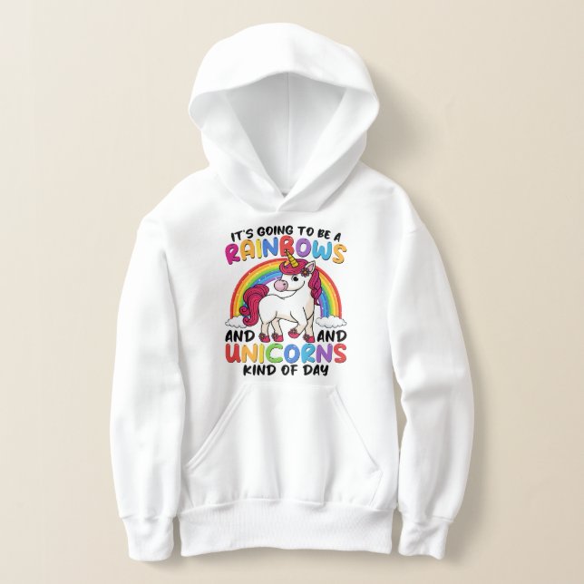 Unicorn Cute Whimsical Funny Rainbows And Unicorns (Laydown)