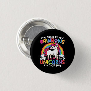 Unicorn Cute Whimsical Funny Rainbows And Unicorns 3 Cm Round Badge