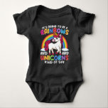 Unicorn Cute Whimsical Funny Rainbows And Unicorns Baby Bodysuit<br><div class="desc">Do you love Unicorns? Are you looking for a Birthday Gift or Christmas Gift for a Unicorn Lover? Then this Unicorn Gift design is for you This awesome Unicorn design is an exclusive novelty design. Grab this Funny Unicorn Gift design as a gift for someone who loves those mystical and...</div>
