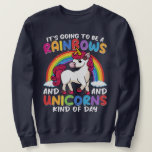 Unicorn Cute Whimsical Funny Rainbows And Unicorns Sweatshirt<br><div class="desc">Do you love Unicorns? Are you looking for a Birthday Gift or Christmas Gift for a Unicorn Lover? Then this Unicorn Gift design is for you This awesome Unicorn design is an exclusive novelty design. Grab this Funny Unicorn Gift design as a gift for someone who loves those mystical and...</div>