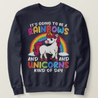 Unicorn Cute Whimsical Funny Rainbows And Unicorns