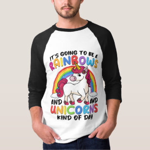 Unicorn Cute Whimsical Funny Rainbows And Unicorns T-Shirt