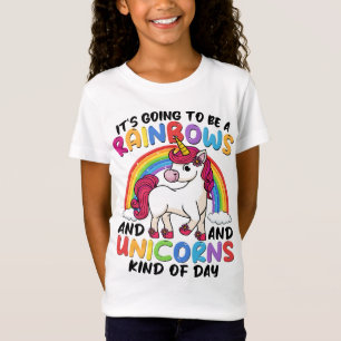 Unicorn Cute Whimsical Funny Rainbows And Unicorns T-Shirt