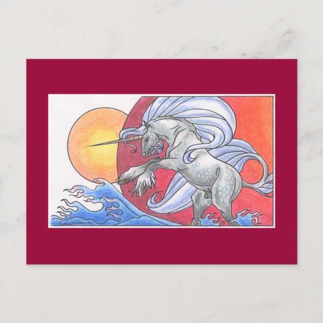 Unicorn Cycle - Summer ©1999 Postcard (Front)