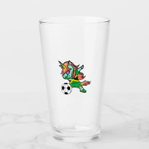 Unicorn Dab Jamaica Soccer Jersey Jamaican Footbal Glass