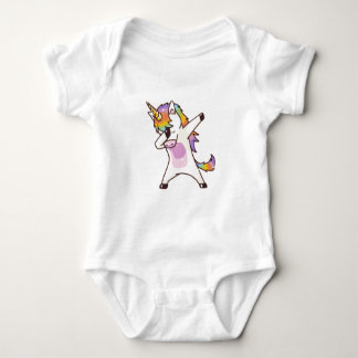 Unicorn Dabbing , gifts for girls Baby Bodysuit