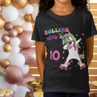 Unicorn Dabbing Roller Skating Birthday