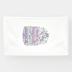 Unicorn Dental Hygienist but Make It Magical Cute  Banner