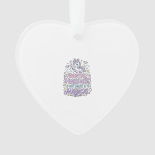 Unicorn Dental Hygienist but Make It Magical Cute  Ornament