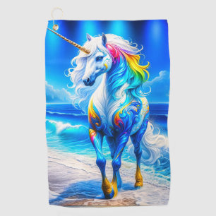 Unicorn Design Golf Towel