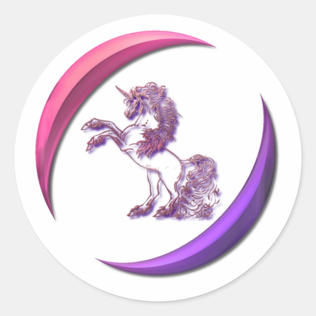 Unicorn Design Sticker (Front)