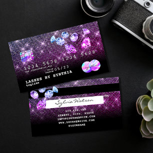 Unicorn Diamonds Glitter Credit Card Style modern