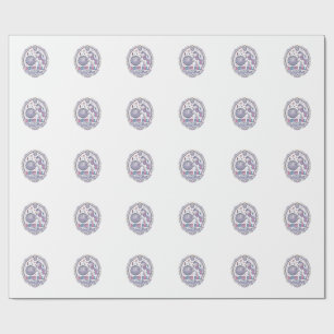 Unicorn Disco Ball Unicorn Playful Print on Demand Wrapping Paper
