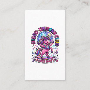 Unicorn Disco Unicorn Club Commercial Shirt Graphi Business Card