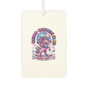 Unicorn Disco Unicorn Club Commercial Shirt Graphi Car Air Freshener