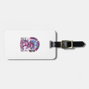Unicorn Disco Unicorn Club Commercial Shirt Graphi Luggage Tag