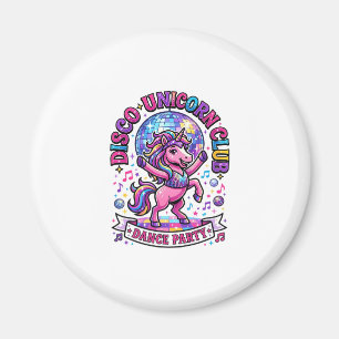Unicorn Disco Unicorn Club Commercial Shirt Graphi Magnet