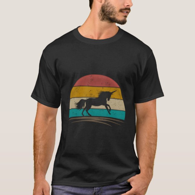 Unicorn Distressed Unicorn T-Shirt (Front)