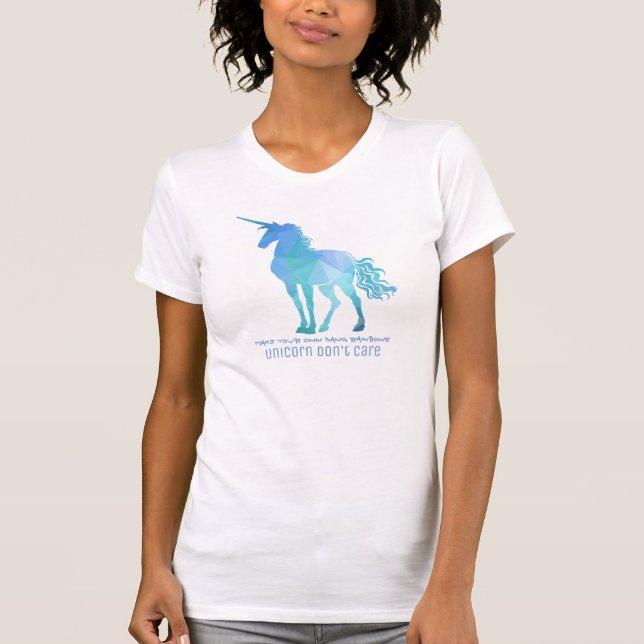 Unicorn Don't Care T-Shirt (Front)