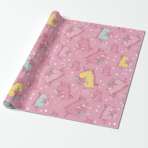 Unicorn Doodle Pattern Wrapping Paper