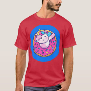 Unicorn Doughnut Doughnut Magical Unicorns Blue Ma T-Shirt