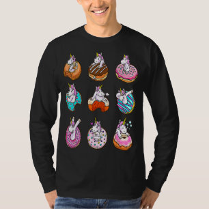 Unicorn Doughnut Stress Just Do Your Best Teacher  T-Shirt