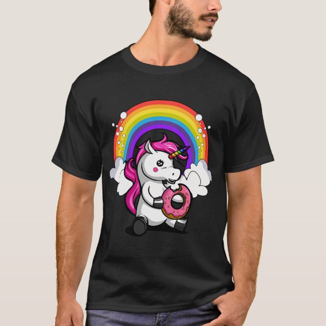 Unicorn Doughnut T-Shirt (Front)