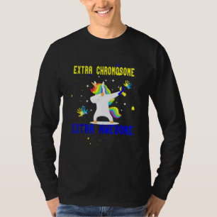 Unicorn Down Syndrome Awareness Extra Chromosome A T-Shirt