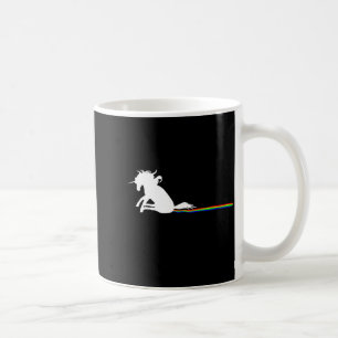 Unicorn Dragging Rainbows Funny Adult S  Coffee Mug