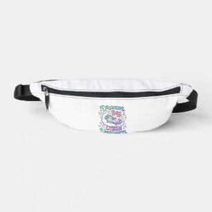 Unicorn Dream Big Little Unicorn Gift Idea Vector  Bum Bags