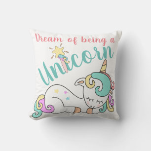 Unicorn Dream Pillow Personalised