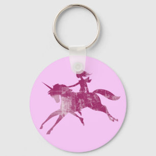 Unicorn Dream Rider Keychain