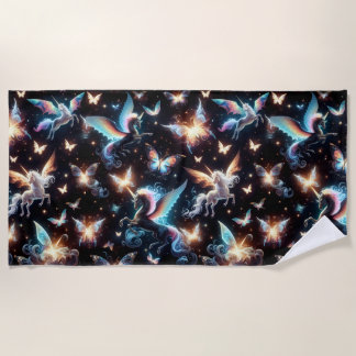 Unicorn Dreams Beach Towel