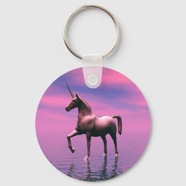 Unicorn Dreams Key Ring (Front)