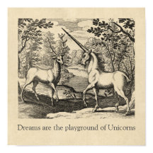 Unicorn Dreams Quote Mediaeval Art