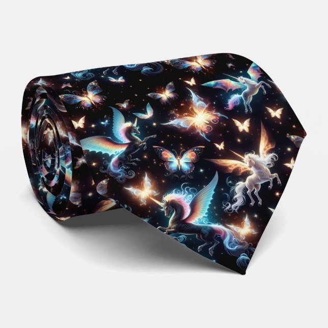 Unicorn Dreams Tie (Rolled)