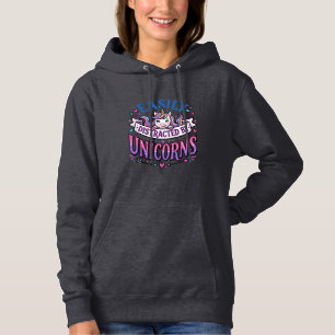 Unicorn Easily Distracted by Unicorns Commercial C Hoodie